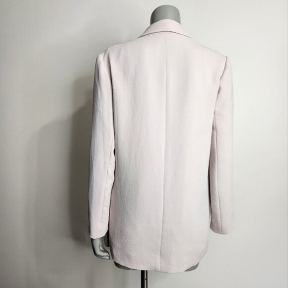 Aritzia Wilfred Cherrelle Light Pink Double-breasted Blazer Size XS - Picture 11 of 16